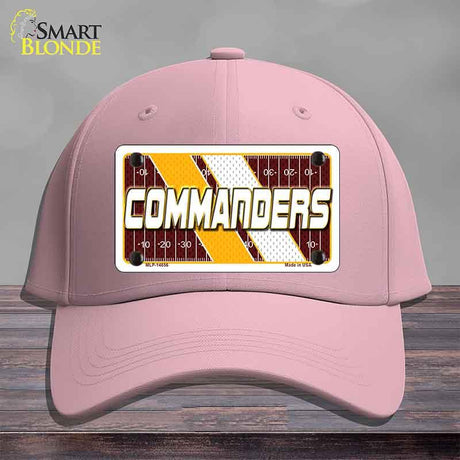 COMMANDERS Graphic Novelty License Plate Hat HAT-MLP-14656 Cotton Pink