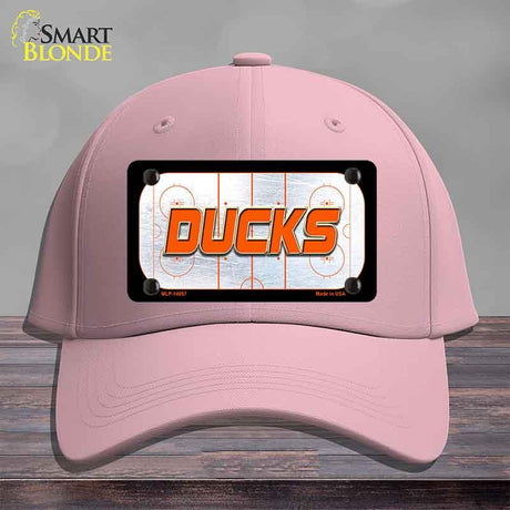 DUCKS Graphic Novelty License Plate Hat HAT-MLP-14657 Cotton Pink