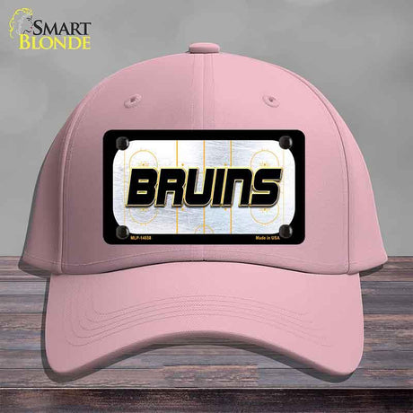 BRUINS Graphic Novelty License Plate Hat HAT-MLP-14658 Cotton Pink