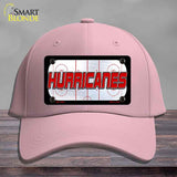HURRICANES Graphic Novelty License Plate Hat HAT-MLP-14661 Cotton Pink