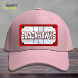 BLACKHAWKS Graphic Novelty License Plate Hat HAT-MLP-14662 Cotton Pink
