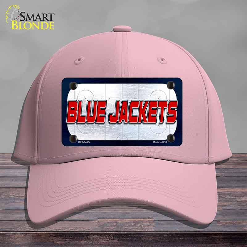BLUE JACKETS Graphic Novelty License Plate Hat HAT-MLP-14664 Cotton Pink