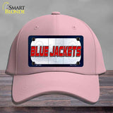 BLUE JACKETS Graphic Novelty License Plate Hat HAT-MLP-14664 Cotton Pink