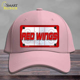 RED WINGS Graphic Novelty License Plate Hat HAT-MLP-14666 Cotton Pink