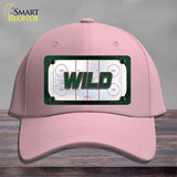 WILD Graphic Novelty License Plate Hat HAT-MLP-14670 Cotton Pink