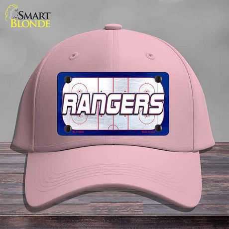RANGERS Graphic Novelty License Plate Hat HAT-MLP-14675 Cotton Pink