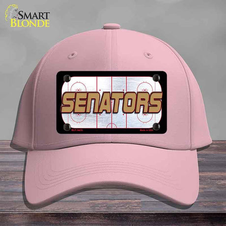 SENATORS Graphic Novelty License Plate Hat HAT-MLP-14676 Cotton Pink