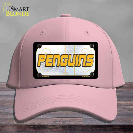 PENGUINS Graphic Novelty License Plate Hat HAT-MLP-14678 Cotton Pink