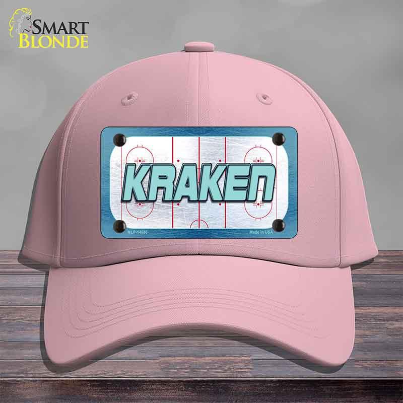 KRAKEN Graphic Novelty License Plate Hat HAT-MLP-14680 Cotton Pink