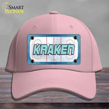KRAKEN Graphic Novelty License Plate Hat HAT-MLP-14680 Cotton Pink