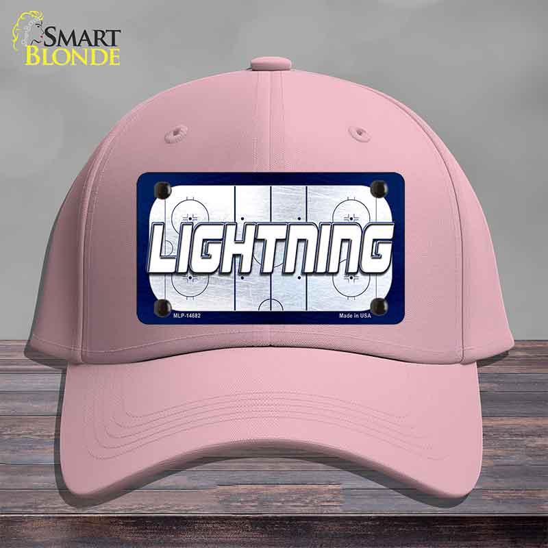 LIGHTNING Graphic Novelty License Plate Hat HAT-MLP-14682 Cotton Pink