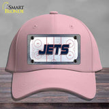 JETS Graphic Novelty License Plate Hat HAT-MLP-14688 Cotton Pink