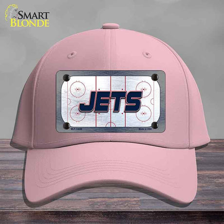 JETS Graphic Novelty License Plate Hat HAT-MLP-14688 Cotton Pink
