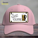 Man Cave Novelty License Plate Hat Cotton / Pink