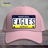 Eagles Pennsylvania State Novelty License Plate Hat Cotton / Pink