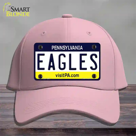 Eagles Pennsylvania State Novelty License Plate Hat Cotton / Pink