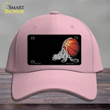 Basketball With Net Offset Novelty License Plate Hat Cotton / Pink