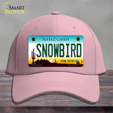 Snowbird Arizona Novelty License Plate Hat Cotton / Pink