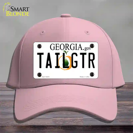 Tailgtr Georgia Novelty License Plate Hat Cotton / Pink
