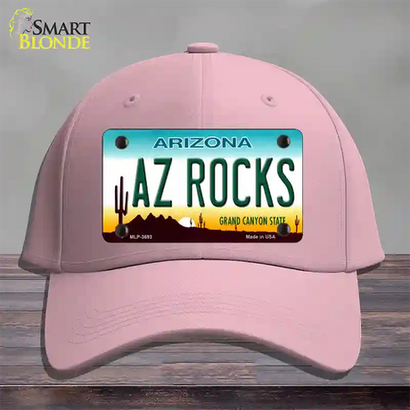 Az Rocks Novelty License Plate Hat Cotton / Pink