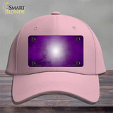 Purple White Fade Scratched Novelty License Plate Hat Cotton / Pink