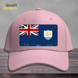 Anguilla Flag Novelty License Plate Hat Cotton / Pink