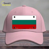 Bulgaria Flag Novelty License Plate Hat Cotton / Pink