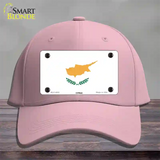 Cyprus Flag Novelty License Plate Hat Cotton / Pink