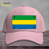 Gabon Flag Novelty License Plate Hat Cotton / Pink