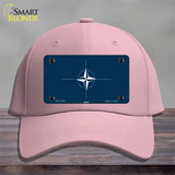 Nato Flag Novelty License Plate Hat Cotton / Pink