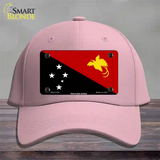 Papua New Guinea Flag Novelty License Plate Hat Cotton / Pink