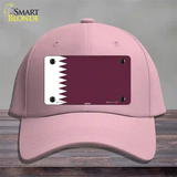 Qatar Flag Novelty License Plate Hat Cotton / Pink