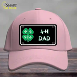 4-H Dad Novelty License Plate Hat Cotton / Pink