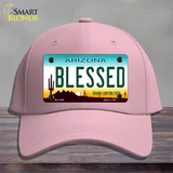 Blessed Arizona Novelty License Plate Hat Cotton / Pink