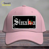 Sinaloa Black Novelty License Plate Hat Cotton / Pink