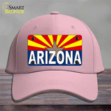 Arizona Flag White Arizona Novelty License Plate Hat Sign Cotton / Pink