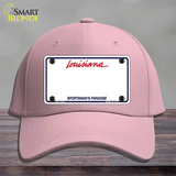 Louisiana Sportsman Blank Plate Novelty License Plate Hat Cotton / Pink