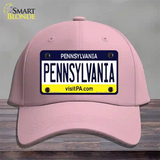Pennsylvania State Novelty License Plate Hat Cotton / Pink