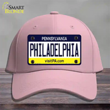 Philadelphia Pennsylvania State Novelty License Plate Hat Cotton / Pink