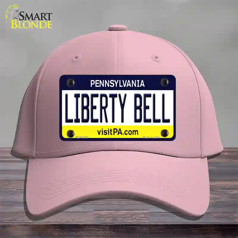 Liberty Bell Pennsylvania State Novelty License Plate Hat Cotton / Pink