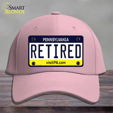 Retired Pennsylvania State Novelty License Plate Hat Cotton / Pink