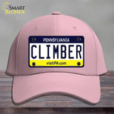 Climber Pennsylvania State Novelty License Plate Hat Cotton / Pink