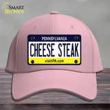 Cheese Steak Pennsylvania State Novelty License Plate Hat Cotton / Pink