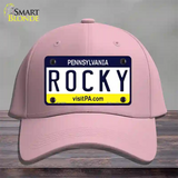 Rocky Pennsylvania State Novelty License Plate Hat Cotton / Pink