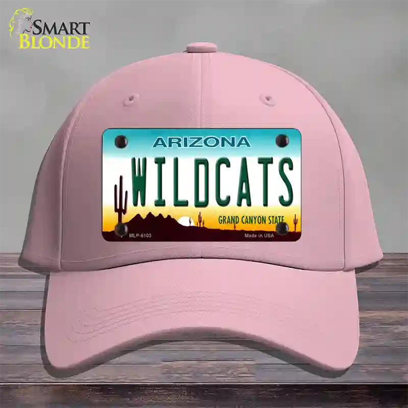 Wildcats Arizona Novelty License Plate Hat Cotton / Pink