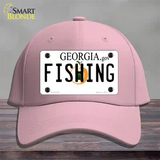 Fishing Georgia Novelty License Plate Hat Cotton / Pink