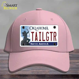 Tailgtr Oklahoma Novelty License Plate Hat Cotton / Pink