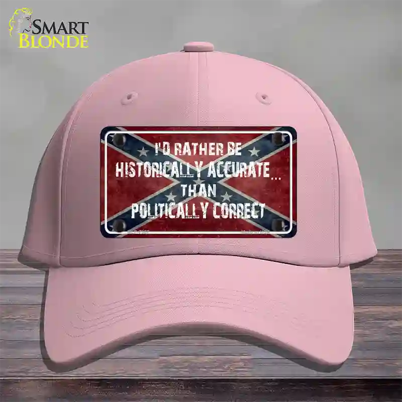 Historically Accurate Novelty License Plate Hat Cotton / Pink