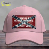 Historically Accurate Novelty License Plate Hat Cotton / Pink