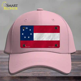 Confederate Flag First 7 Stars Novelty License Plate Hat Cotton / Pink